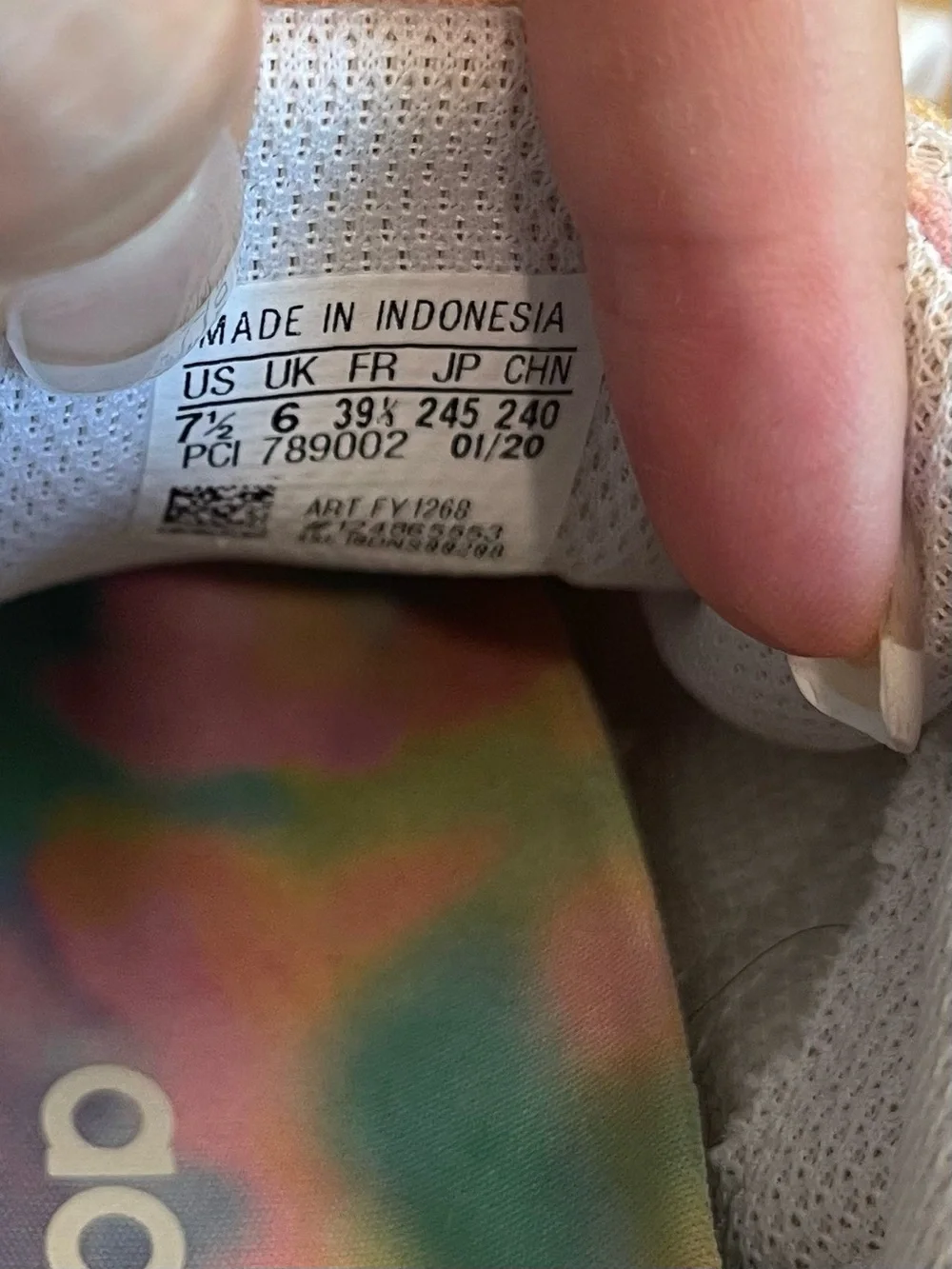 Adidas Women's Pastel Tie-Dye Superstar Sneakers - 7.5 LKN